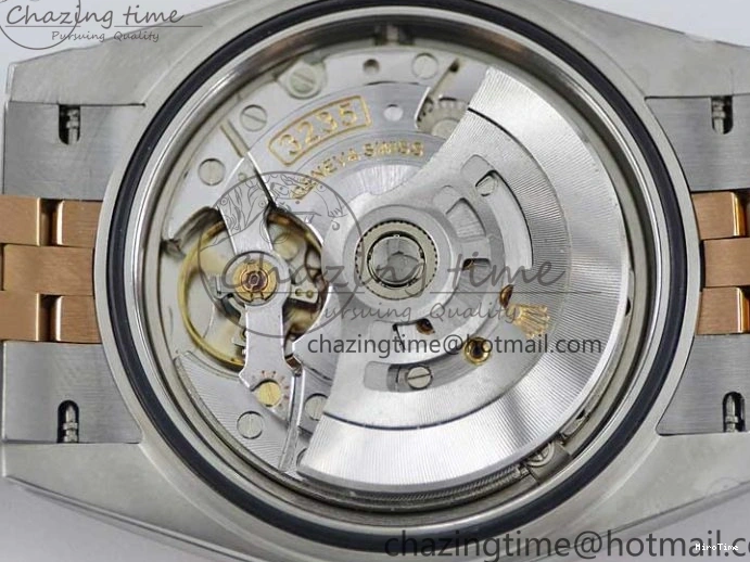 MiroTime 0310 Tailored DateJust 41 126331 SS RG TWF 1:1 Best Edition 904L Steel Gray Dial Green Roman on SS RG Jubilee Bracelet VR 2450